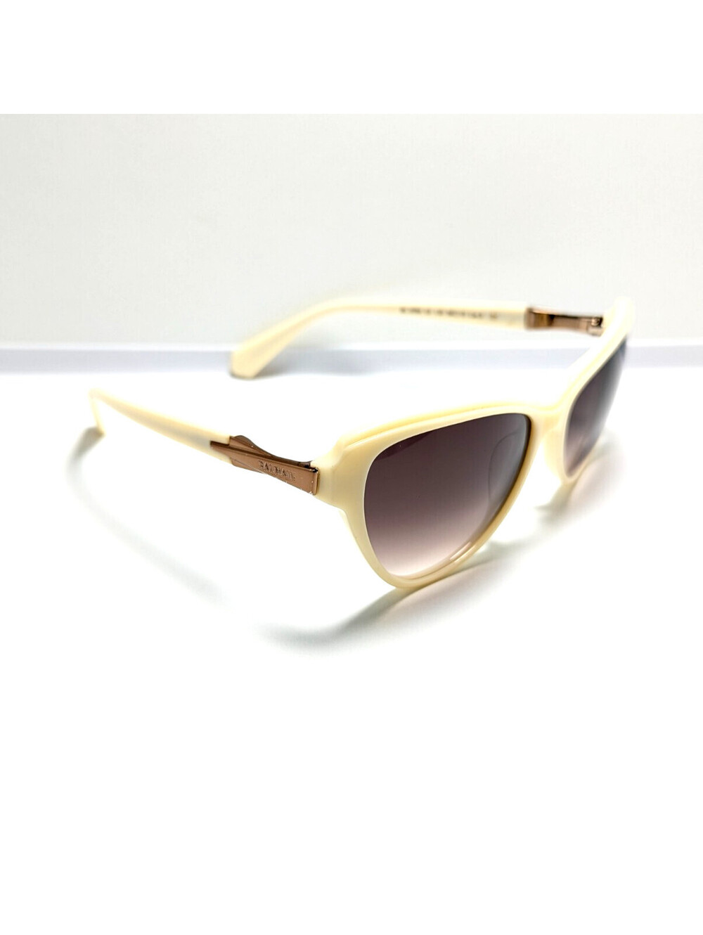 Balmain BL 2054 Women Cream Cat Eye Black Gradient Sunglasses 56-15 UV